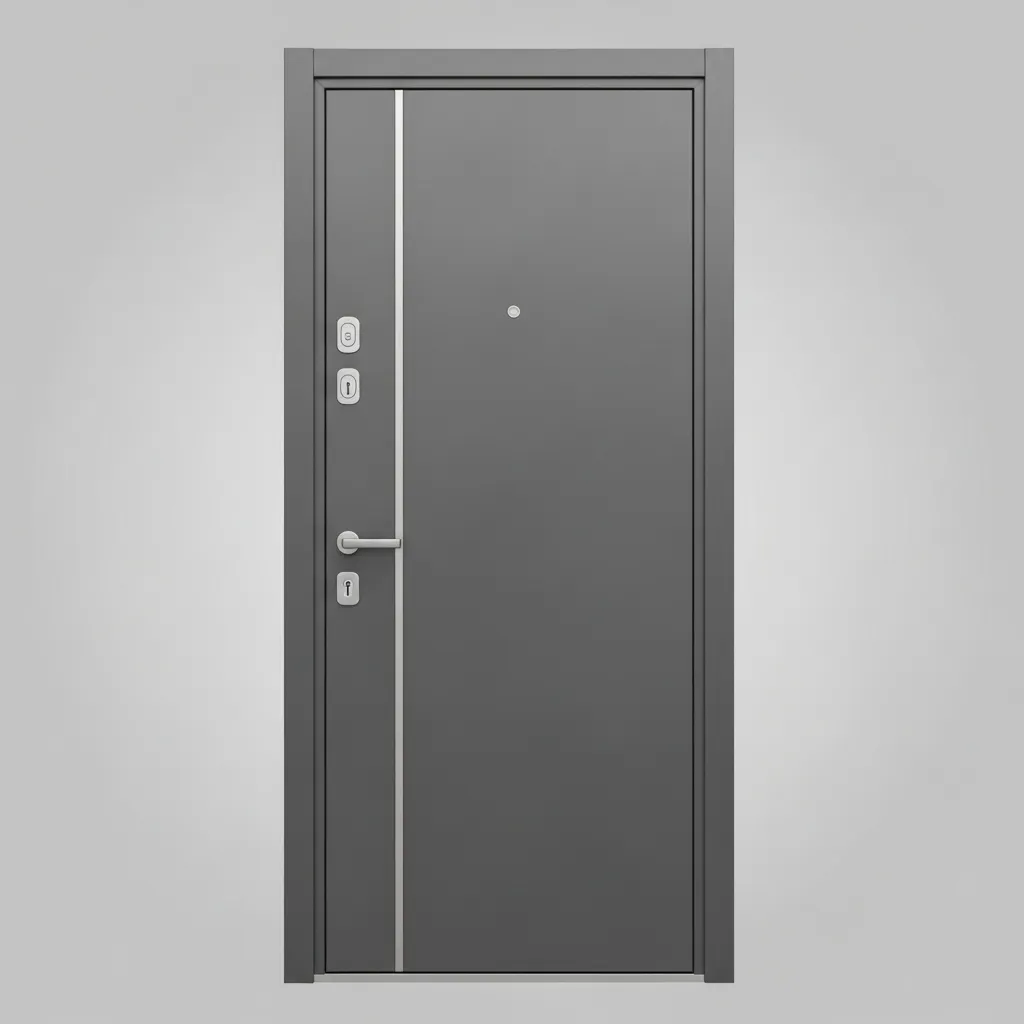 Porte blindée standard A2P BP1 BP2 Nice — anthracite design moderne